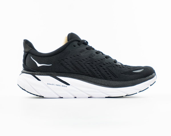 Кроссовки HOKA CLIFTON 8 "Black/White" (701-2) от магазина vikingsmen.ru