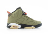 Кроссовки Air Jordan Travis Scott X Air Jordan 6 Retro "Olive" (5023-1) [СС] от магазина vikingsmen.ru