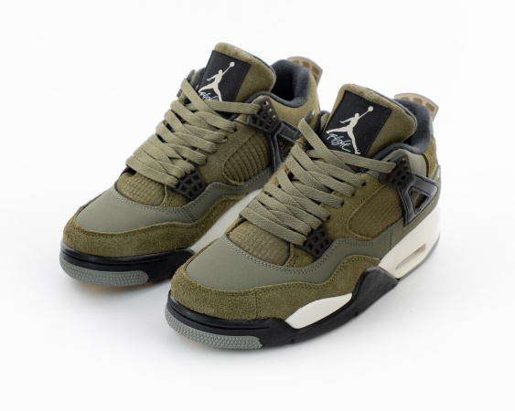 Кроссовки Nike Air Jordan 4 Retro SE "Craft Medium Olive" (5003-74) от магазина vikingsmen.ru