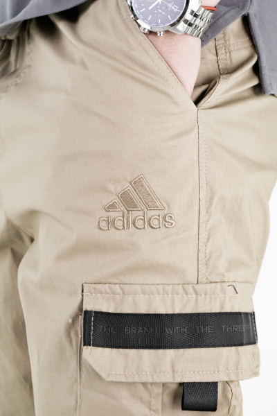 Брюки спортивные мужские Adidas (1648) (XXXL, Бежевый)