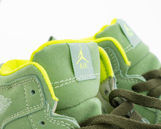 Детские кроссовки Nike Air Jordan 1 High "Green Lobster" (С583С-15) от магазина vikingsmen.ru