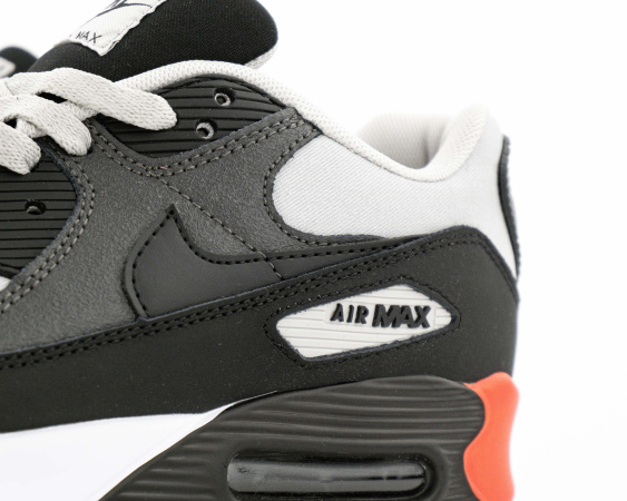 Кроссовки Nike Air Max 90 "Grey/Black/White" (М806-33) от магазина vikingsmen.ru