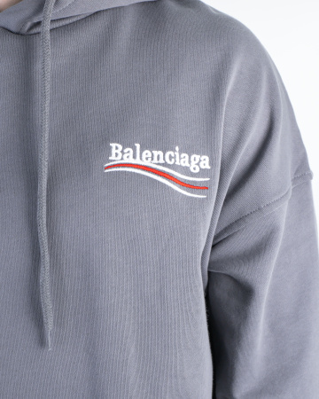 Худи Balenciaga (48459) (XXL, Серый)