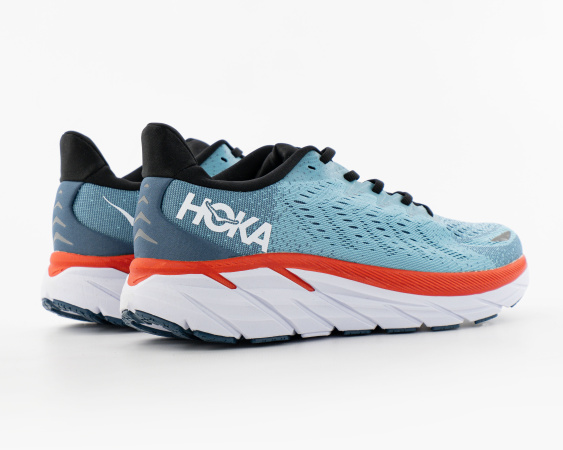 Кроссовки HOKA ONE ONE Clifton 8 "Aquarelle/Eggshell Blue" (312-5) от магазина vikingsmen.ru