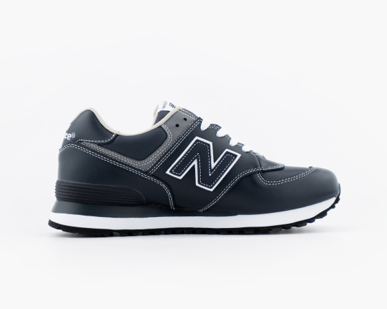 Кроссовки New Balance 574 Leather Blue (М6005-2) от магазина vikingsmen.ru