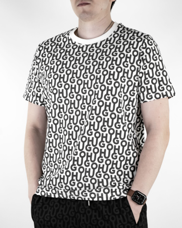 Детальное Изображение Костюм футболка + шорты Hugo с орнаментом бренда (7002313/7048000)