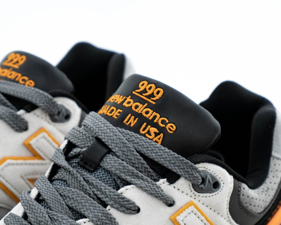 Кроссовки New Balance 999 "Grey/Black/Orange" (482-7) |CC| от магазина vikingsmen.ru