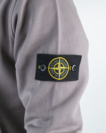 Худи Stone Island (КР-si-3000)) (M, Светло-серый)