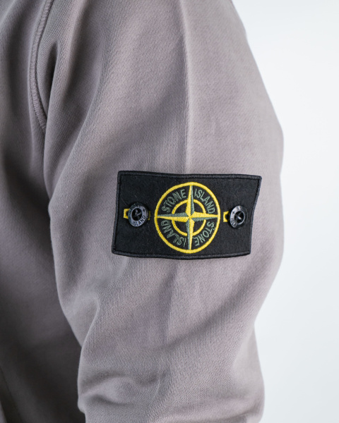 Худи Stone Island (КР-si-3000)) (M, Светло-серый)