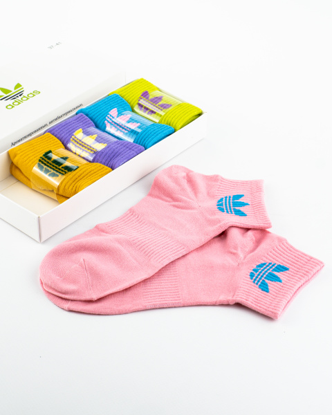 Анонс Изображения Носки Adidas разноцветные в наборе 5 шт (21037036)