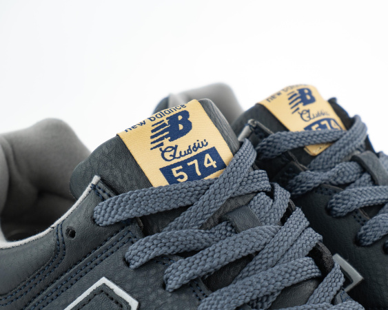 Кроссовки New Balance 574 "DK.Grey/White" (890-3)[СС] от магазина vikingsmen.ru