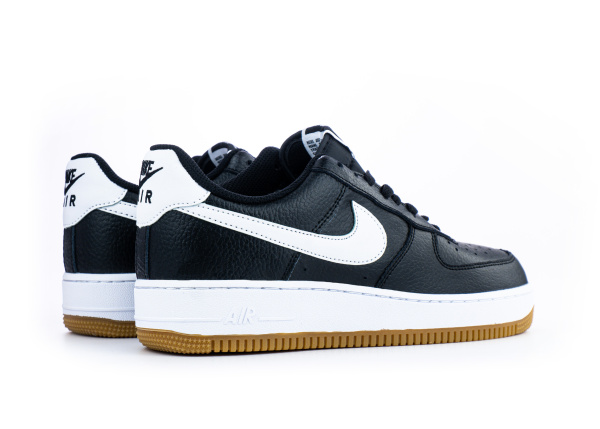 Кроссовки Nike Air Force 1 '07 "Black/White-Wolf Grey-Gum Med Brow" (5001-5) |AA1| от магазина vikingsmen.ru