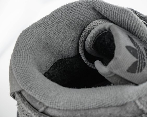 Кроссовки Adidas Forum Mid "GREY" с мехом (555-1) от магазина vikingsmen.ru