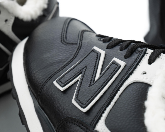 Кроссовки New Balance 574 "Black" зимние (479-5) от магазина vikingsmen.ru