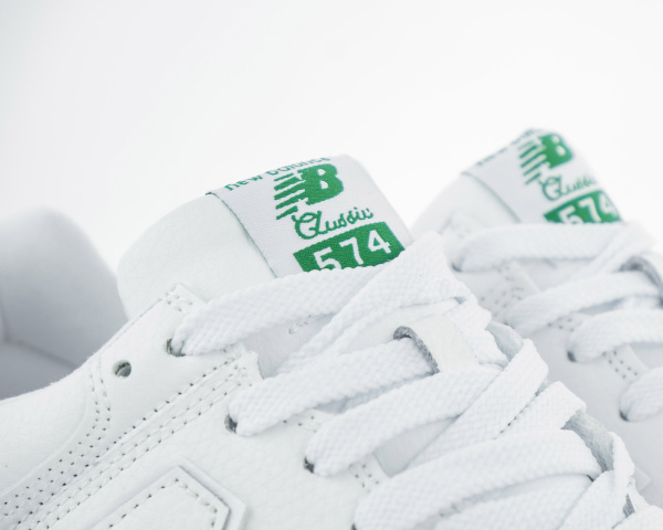 Кроссовки New Balance 574 "White/Green" (890-5)[СС] от магазина vikingsmen.ru