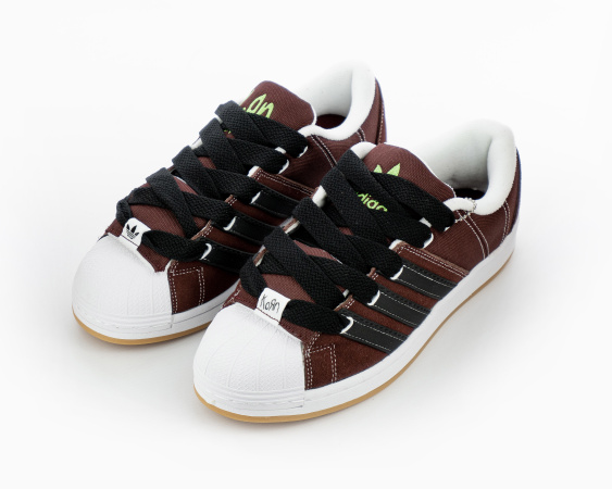 Кроссовки Adidas Korn x Superstar Supermodified "Follow the Leader" (М5102-2) [СС] от магазина vikingsmen.ru