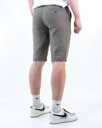 Шорты лен мужские Armani Exchange (21037509) (46 (W30), Бежевый, 46 (S))