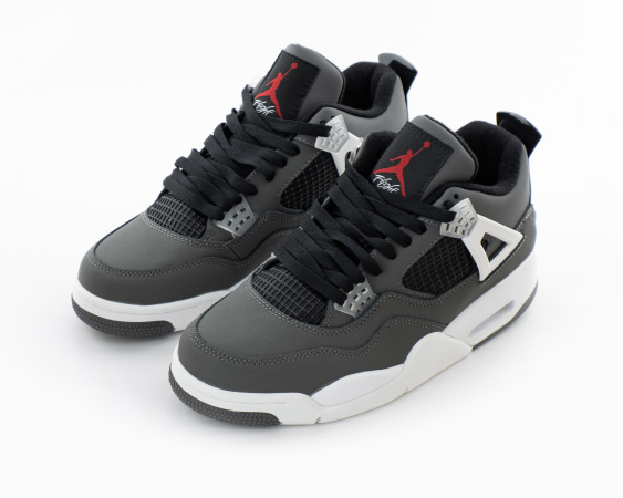 Кроссовки Nike Air Jordan 4 Retro "Grey" (5003-63) от магазина vikingsmen.ru