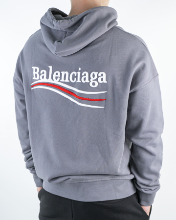 Худи Balenciaga (48459) (XXL, Серый)
