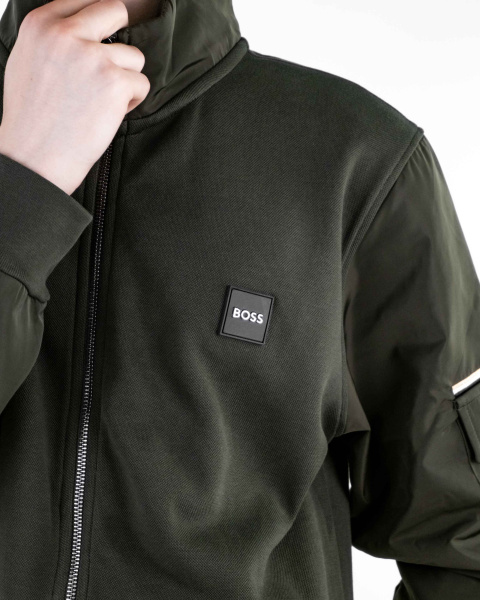 Кофта на замке Hugo Boss (6220) (M, Хаки)