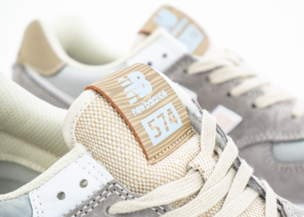 Кроссовки New Balance 574 "Grey/Olive" (510-25) от магазина vikingsmen.ru