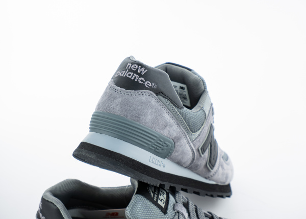 Кроссовки New Balance 574 "Grey/Black" (510-37) [СА] от магазина vikingsmen.ru