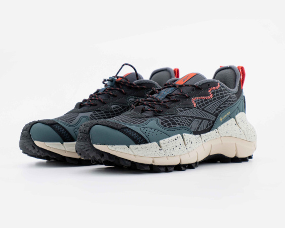 Кроссовки Reebok Zig Kinetica 2 Edge "Black Midnight Pine" (М4003-2) от магазина vikingsmen.ru