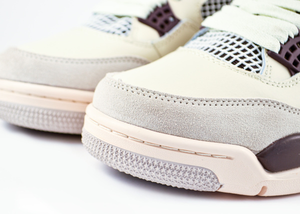 Кроссовки Nike Air Jordan 4 Retro "Beige" с мехом (M526-16)|CA| от магазина vikingsmen.ru