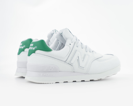 Кроссовки New Balance 574 "White/Green" (890-5)[СС] от магазина vikingsmen.ru