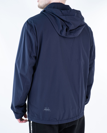 Ветровка на молнии мужская спортивная (8823) (L, Темно-синий)