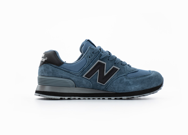 Кроссовки New Balance 574 "Blue/Black" (417-28) от магазина vikingsmen.ru