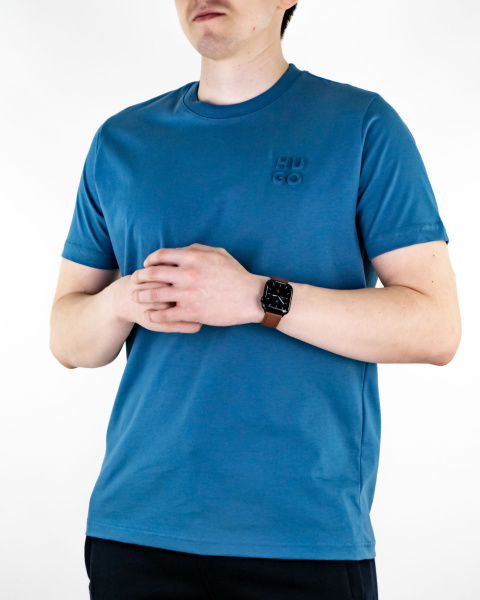 Костюм футболка + шорты Hugo (7002269/7045007) (XL, Синий/Темно-синий)