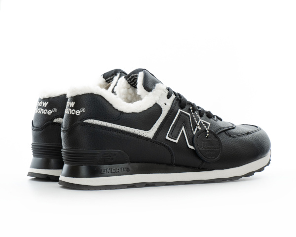 Кроссовки New Balance 574 "Black" зимние (479-5) от магазина vikingsmen.ru