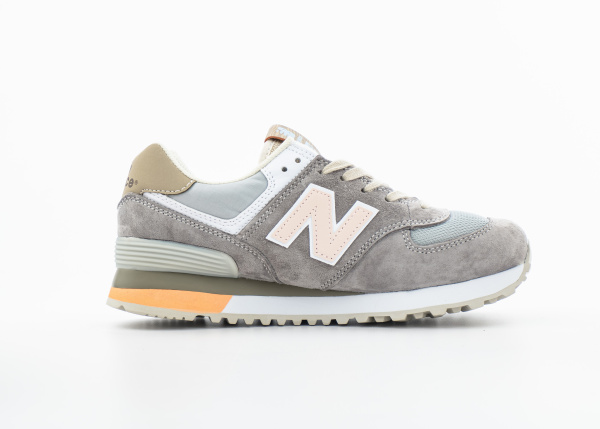 Кроссовки New Balance 574 "Grey/Olive" (510-25) от магазина vikingsmen.ru