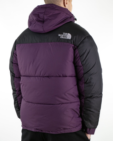 Куртка зимняя The North Face (5515) (XL, Черный/Фиолетовый)
