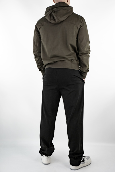 Костюм спортивный мужской BOSS (95-4104-ТК) (M, Хаки/Черный)