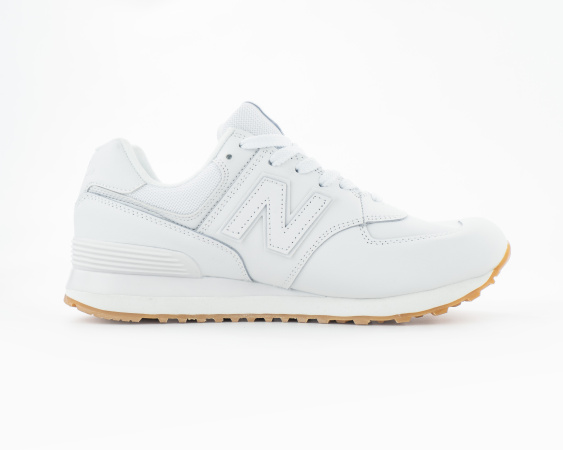 Кроссовки New Balance 574 "White/Beige" (456-12)[СС] от магазина vikingsmen.ru