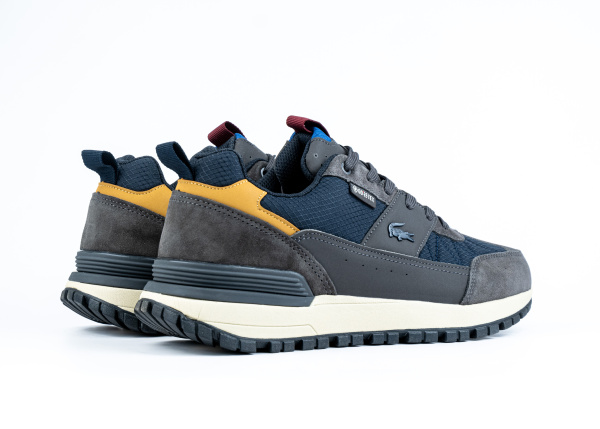 Кроссовки Lacoste Gore-Tex "Grey/Dk.Blue" (476-3)|BA1| от магазина vikingsmen.ru