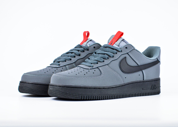 Кроссовки Nike Air Force 1 "Grey/Black" (9501-1) |AA1| от магазина vikingsmen.ru