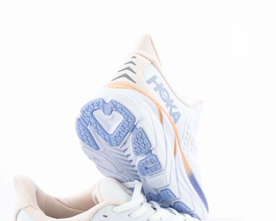 Кроссовки HOKA Clifton 8 "White/Lilac/Pink" (W701-10) от магазина vikingsmen.ru