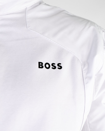 Костюм спортивный мужской BOSS (95-4110-ТК) (L, Белый/Черный)