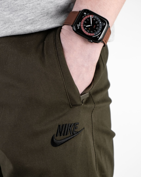 Брюки мужские спортивные Nike (1651) (M, Темно-зеленый)