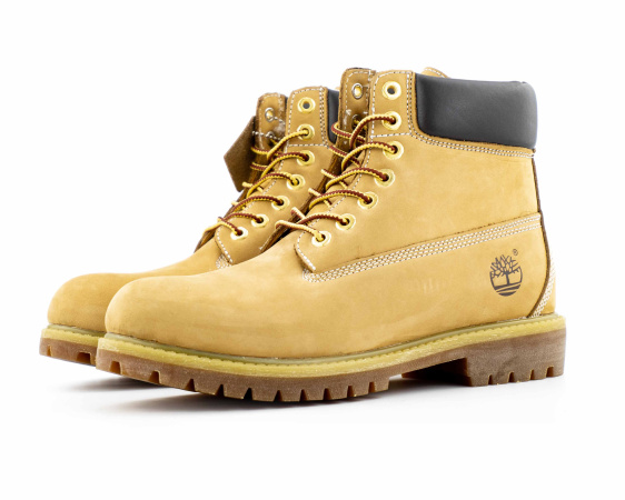 Ботинки Timberland 6 Inch Premium Boot "YELLOW" с мехом (237-3) от магазина vikingsmen.ru