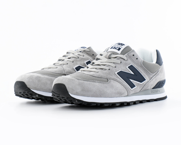 Кроссовки New Balance 574 "Grey/DK.Blue" (510-12) [АС] от магазина vikingsmen.ru