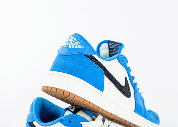 Кроссовки Nike Air Jordan 1 Low "Blue/White" (9602-6) от магазина vikingsmen.ru