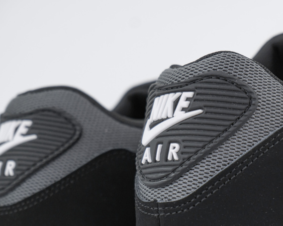 Кроссовки Nike Air Max 90 "Grey/Black/White" (806-8) [СС] от магазина vikingsmen.ru