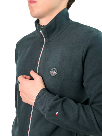 Кофта с замком Tommy Hilfiger (4447) (XXXL, Тёмно-зеленый, 60 (3XL))