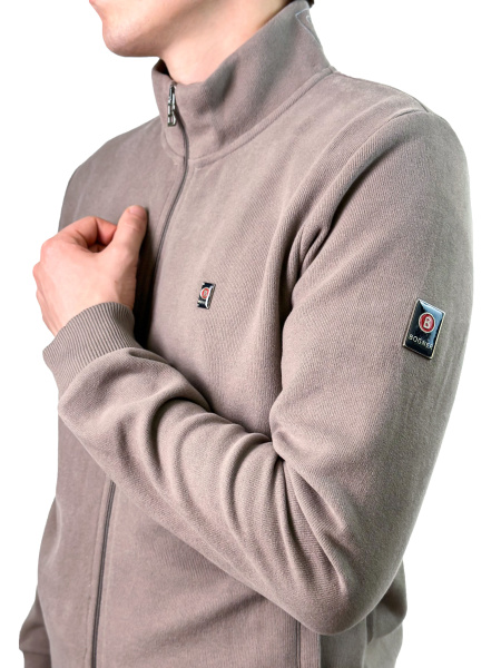 Кофта с замком Bogner (4454) (M, Песочный, 48 (M))