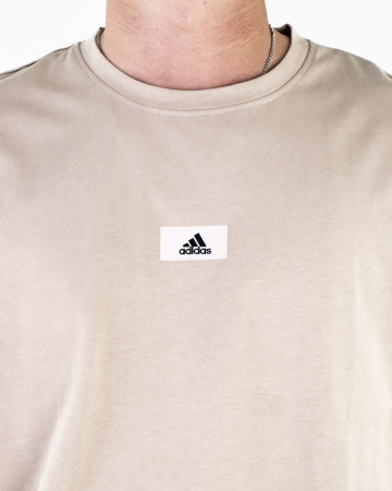 Футболка Adidas (9994D) (XXXL, Бежевый)