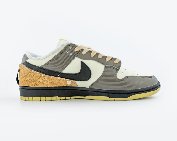 Кроссовки PandaPrank x  Nike Dunk low "Dk. Brown/Creamy" (996-7) от магазина vikingsmen.ru